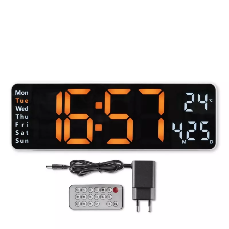 Hama Santa Cruz Digitaluhr Rechteck Schwarz