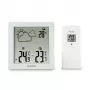 Hygrometer Thermometer Hama Zakynthos White Innen Außen Batterie AAA