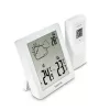 Hygrometer Thermometer Hama Zakynthos White Innen Außen Batterie AAA