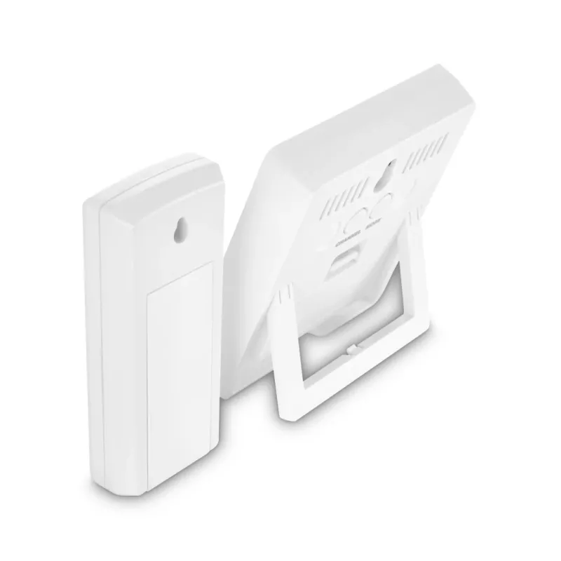 Hygrometer Thermometer Hama Zakynthos White Innen Außen Batterie AAA
