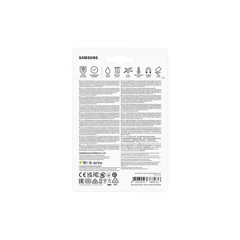 Samsung MB-MD1T0S 1 TB MicroSDXC UHS-I Class 10