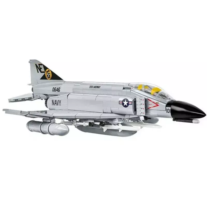 Cobi Blocks Armed Force F-4 Phantom II Modell, 703-teiliger Konstruktionsbausatz