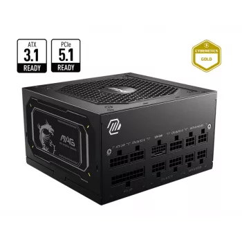 MSI MAG A750GL PCIE5 II Netzteil 750 W 20+4 Pin ATX ATX Schwarz