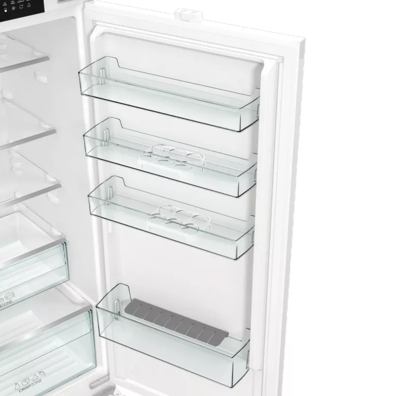 Gorenje Kühl-Gefrierkombination NRKI519E41 BK070, 284 L, SN-N, 6 kg/24h, E, Fresh Zone-Fach, Weiß