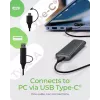 ICY BOX IB-1808MCT-CU31 SSD-Gehäuse Schwarz M.2