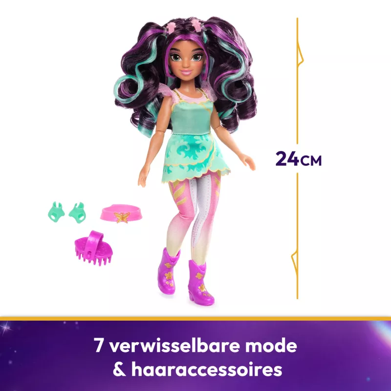 Modepuppe Spinmaster Unicorn Academy Ava 241 mm Mehrfarbig