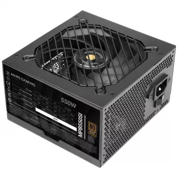 Mars Gaming MPB550SI Netzteil 550 W 24-pin ATX ATX Schwarz