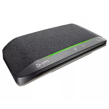HP Poly Sync 10 USB-A USB-C Speakerphone, PC, Silber, 0.715 m, IP64, Windows 10, Windows 11, MacOS