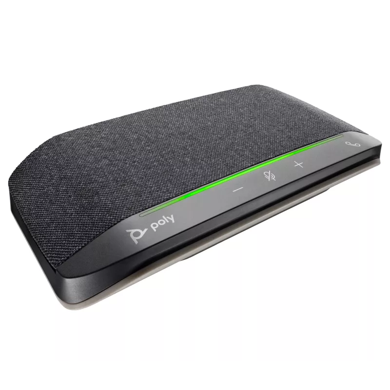HP Poly Sync 10 USB-A USB-C Speakerphone, PC, Silber, 0.715 m, IP64, Windows 10, Windows 11, MacOS