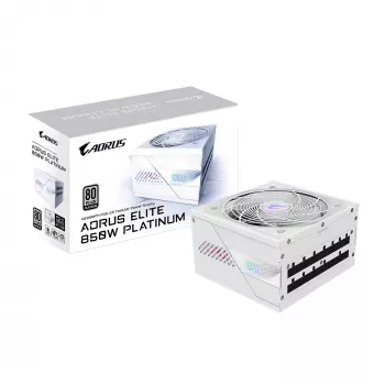 Netzteil GIGABYTE AORUS ELITE P850W 850W ATX 80 PLUS Platinum vollmodular weiß 120mm Lüfter