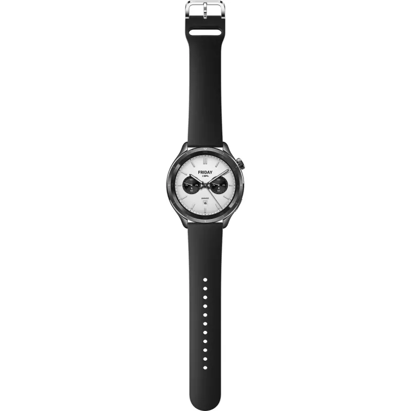 Smartwatch Xiaomi Watch S4 mit 1,43 Zoll AMOLED, 466×466, 486 mAh, Aluminiumgehäuse, Textilarmband, Schwarz Multi