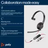 HP Poly Schwarzwire 5210 Monaural USB-C Headset +3.5mm Plug +USB-C/A Adapter
