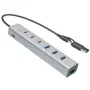 i-tec USB-C/USB-A Lade-Metall-HUB 7 Port (3x USB-C, 4x USB-A)