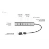 i-tec USB-C/USB-A Lade-Metall-HUB 7 Port (3x USB-C, 4x USB-A)
