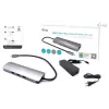 i-tec USB-C Metal Nano Dockingstation 4K HDMI LAN mit Power Delivery 100 W + Universal-Ladegerät 100 W