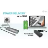 i-tec USB-C Metal Nano Dockingstation 4K HDMI LAN mit Power Delivery 100 W + Universal-Ladegerät 100 W