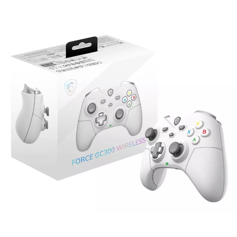 MSI FORCE GC300 WIRELESS WHITE USB 2.0 Gamepad Analog PC