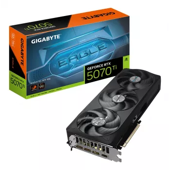GIGABYTE GeForce RTX 5070 Ti EAGLE OC SFF 16G Grafikkarte - 16GB GDDR7, 256bit, PCI-E 5.0, 2542 MHz Kerntakt, 3 x DP 2.1a, 1 x HDMI 2.1b, NVIDIA DLSS 4, GV-N507TEAGLE OC-16GD