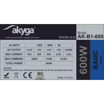 AKYGA Netzteil ATX 600W (ak-b1-600)