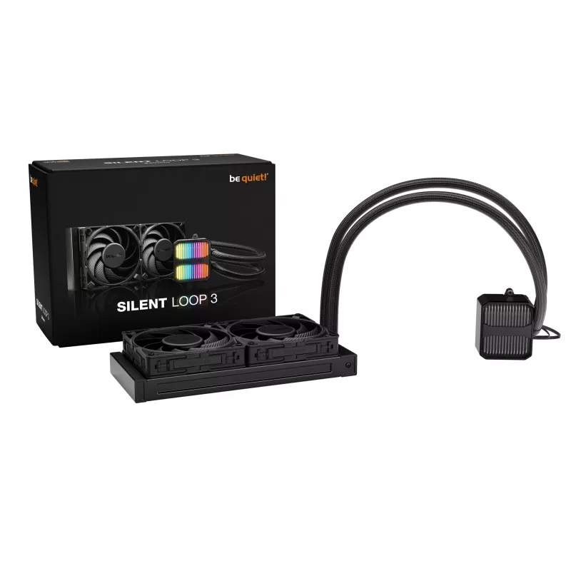 be quiet! Silent Loop 3 240 mm Prozessor All-in-One-Flüssigkeitskühler 12 cm Schwarz 1 Stk.