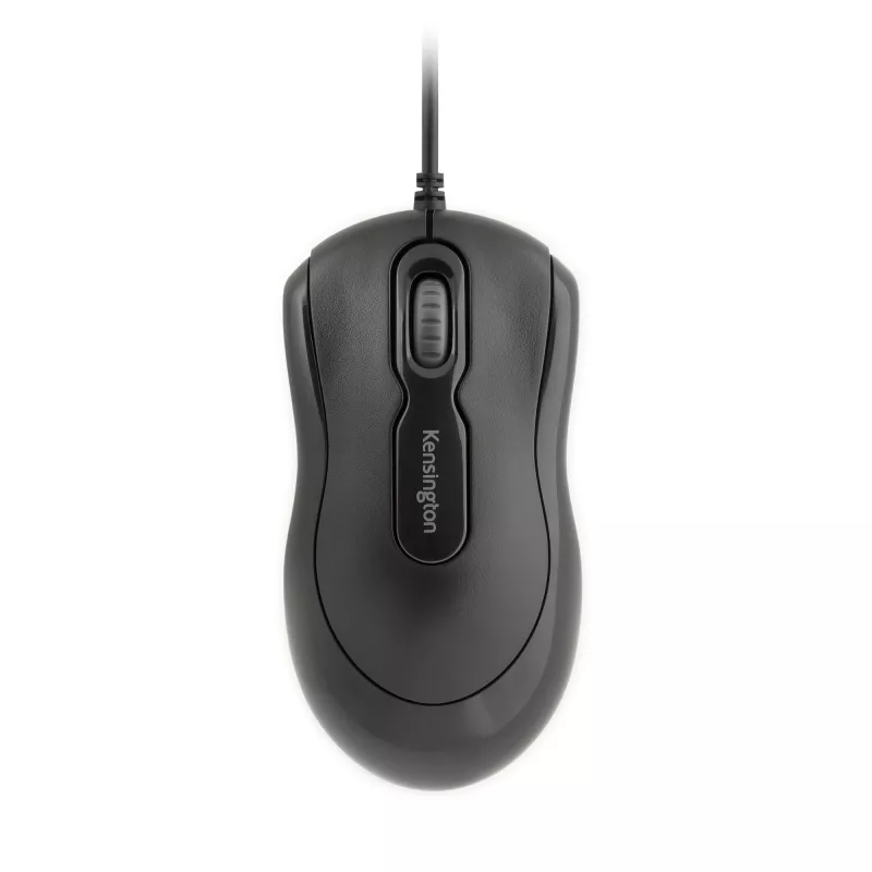 Kensington Maus-in-a-Box EQ Kabelmaus, beidhändig, optisch, USB Typ-A, 1000 DPI, Schwarz