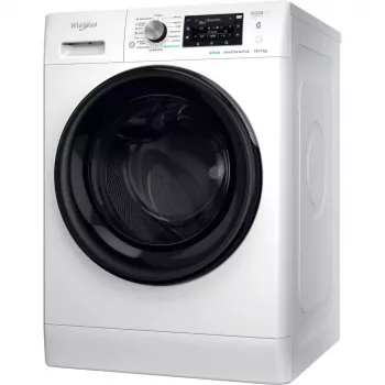 Whirlpool FFWDD1076258B Waschtrockner Freistehend Frontlader Weiß