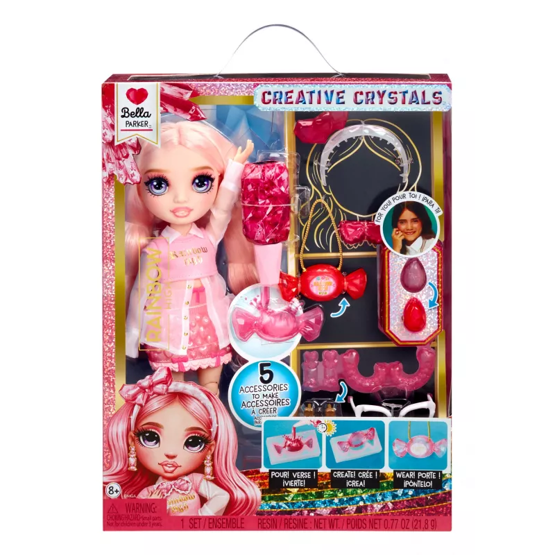 Rainbow High Creative Crystals Modepuppe – Bella