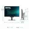 BenQ RD280U Computermonitor 71,6 cm (28,2 Zoll) 3840 x 2560 Pixel 4K Ultra HD Schwarz