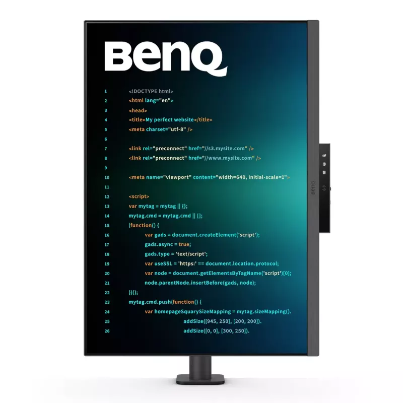 Monitor BenQ RD280UA 28,2 Zoll 4K Ultra HD IPS 3840 x 2560, 3:2, HDR10, 350 cd/m², USB‑C PD 90W, 5 ms