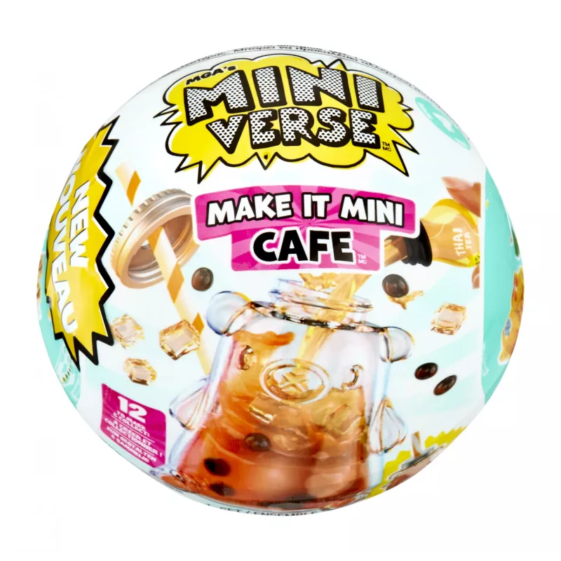 Miniverse Make It Mini Foods: Cafe in PDQ Series 4, 8 yr(s), Mehrfarbig, Kunststoff