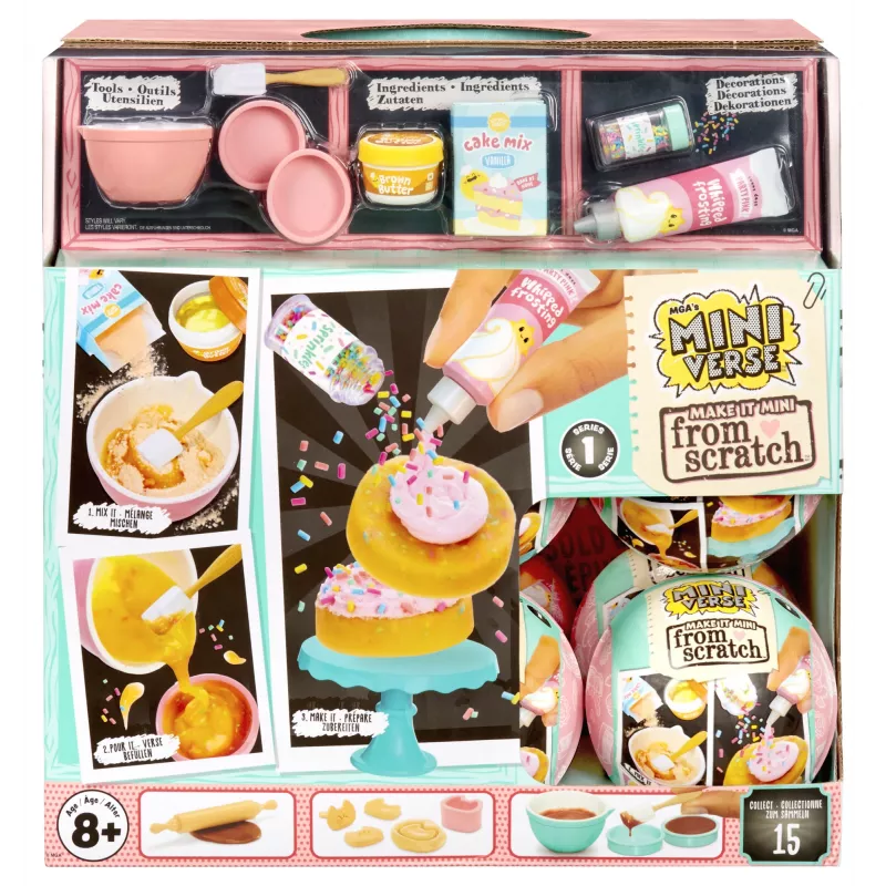 Miniverse Make It Mini From Scratch in PDQ Series 1, 8 Jahr(e), Mehrfarbig, Kunststoff