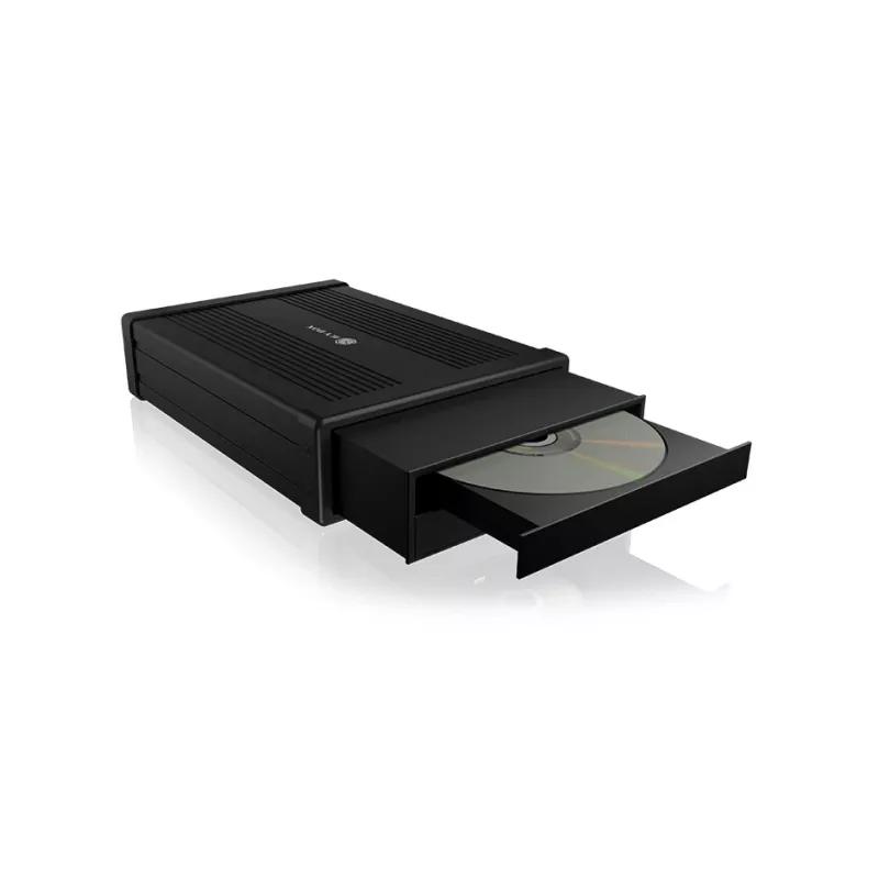 ICY BOX IB-525-U3 ODD-Gehäuse 13,3 cm (5,25 Zoll) SATA III Schwarz