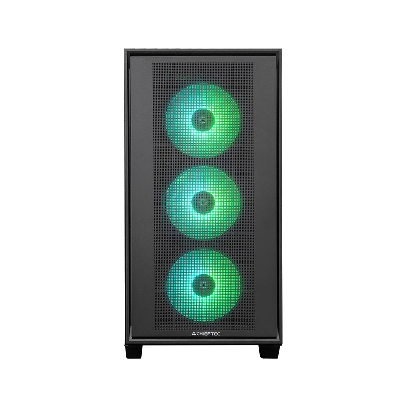Chieftec GS-03B-OP Computergehäuse Midi Tower Schwarz