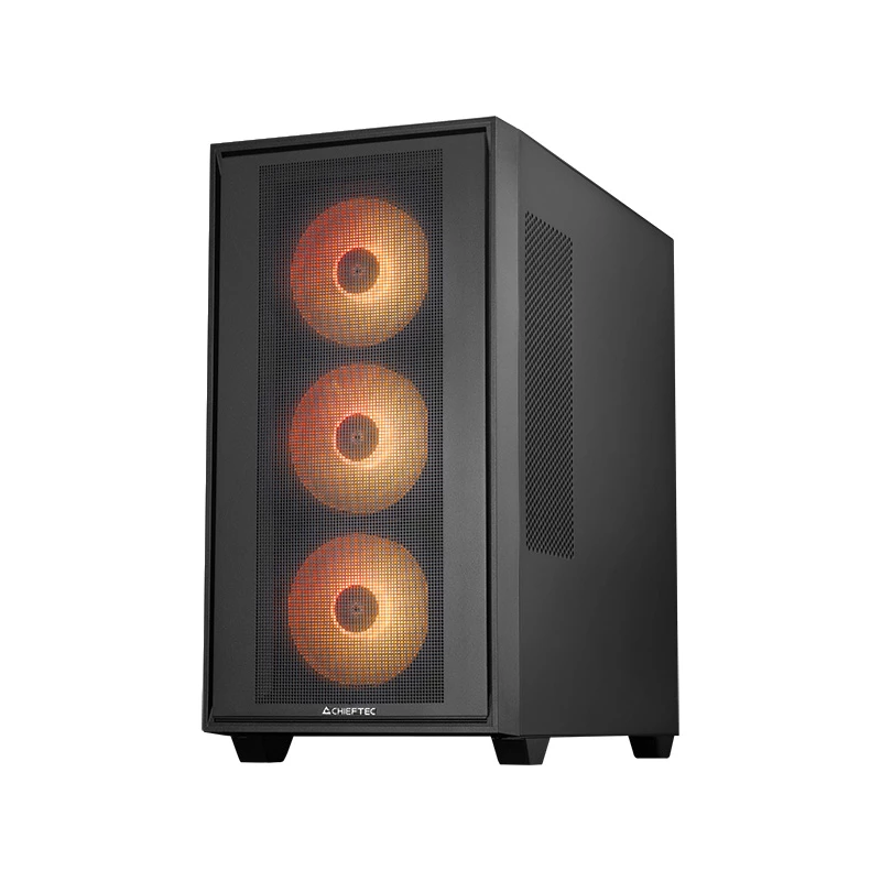 Chieftec GS-03B-OP Computergehäuse Midi Tower Schwarz