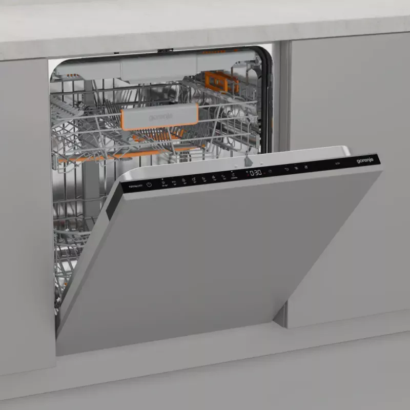 Einbau-Geschirrspüler Gorenje GV673C65 14 Maßgedecke Edelstahl