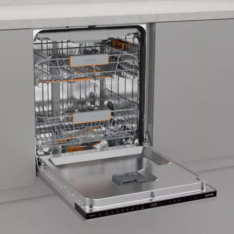 Einbau-Geschirrspüler Gorenje GV673C65 14 Maßgedecke Edelstahl