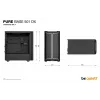 PC-Gehäuse be quiet! Pure Base 501 DX Schwarz Midi Tower