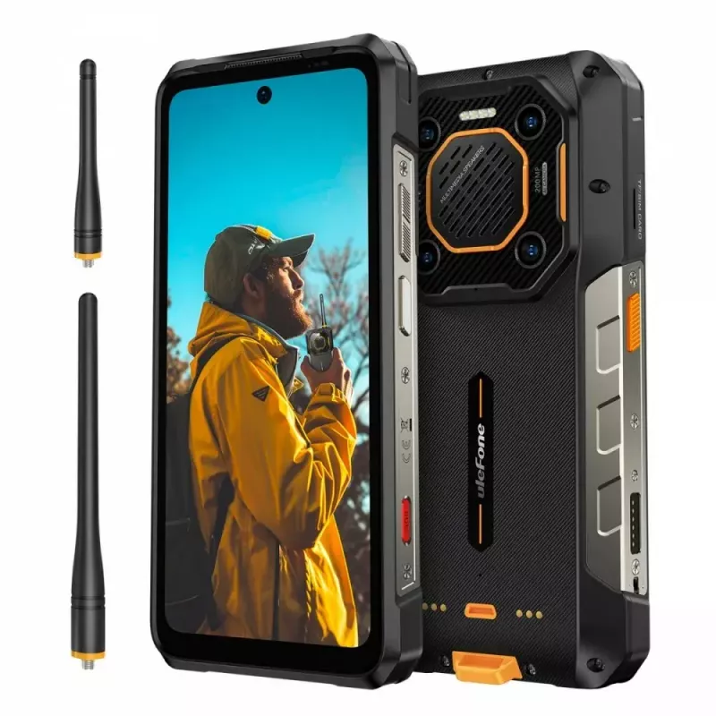 Smartphone UleFone Armor 26 Ultra 6,1 Zoll 12 GB RAM 512 GB Speicher Schwarz