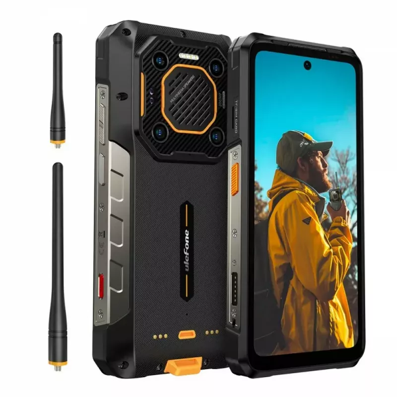 Smartphone UleFone Armor 26 Ultra 6,1 Zoll 12 GB RAM 512 GB Speicher Schwarz