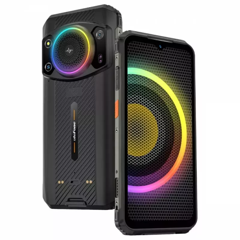 Smartphone UleFone Armor 21 — 6,58-Zoll-Display, 8 GB RAM, 256 GB Speicher, Schwarz