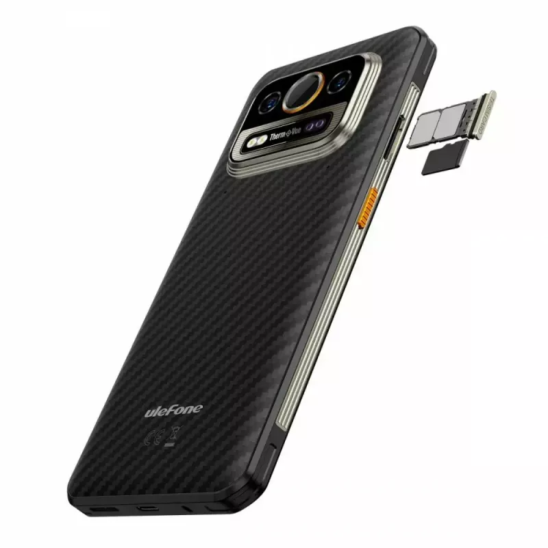 Smartphone UleFone Armor 25T 6,0 Zoll 6/256 GB Frost Schwarz, Energieeffizienzklasse B