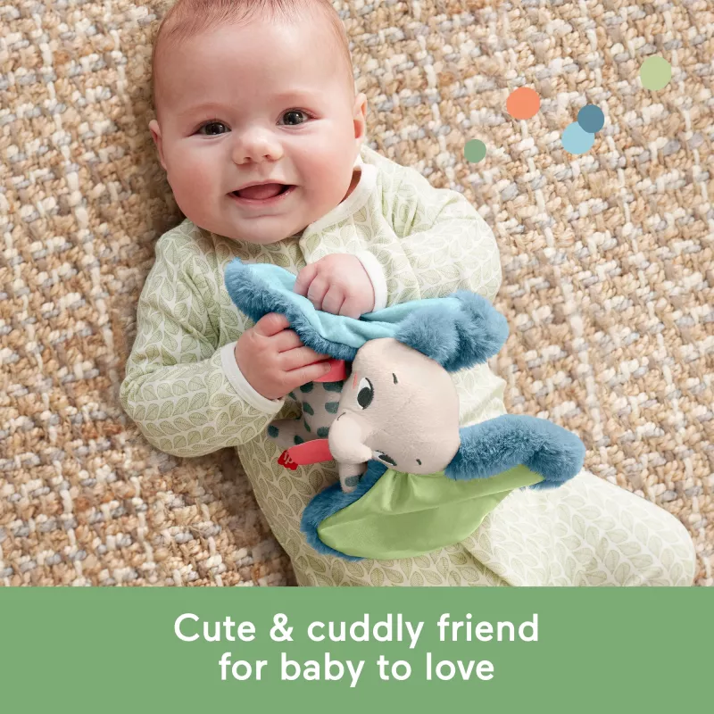 Stofftier MATTEL Fisher-Price Planet Friends Riesige-Ohren-Elefant HKD63, Plüschelefant-Begleiter