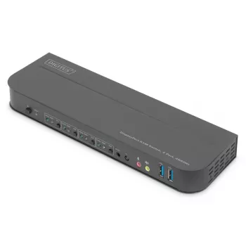 DIGITUS KVM Switch 4x1 DP DP/HDMI Out USB 4Kx2K 60Hz