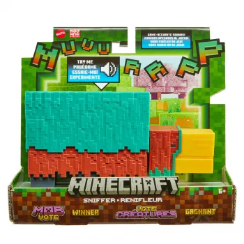 Minecraft Sniffer Action-Figur mit spielgetreuen Geräuschen, 3,25-Zoll-Sammelfigur