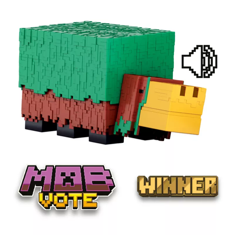 Minecraft Sniffer Action-Figur mit spielgetreuen Geräuschen, 3,25-Zoll-Sammelfigur