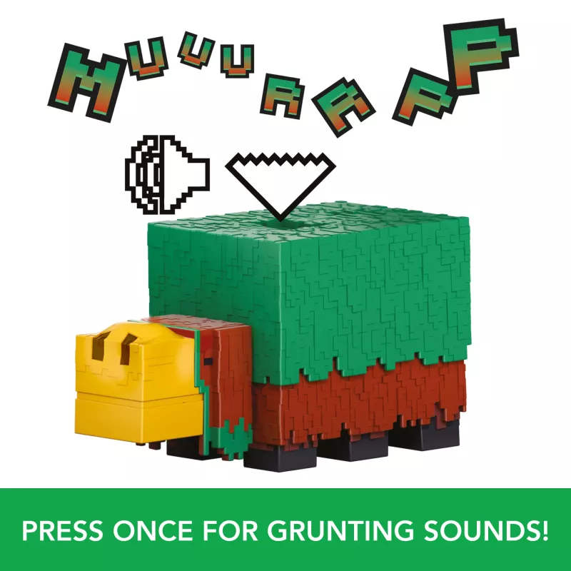 Minecraft Sniffer Action-Figur mit spielgetreuen Geräuschen, 3,25-Zoll-Sammelfigur