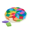 Fisher-Price Mandala-Puzzle aus Holz, geometrisch, für Kleinkinder und Kinder, 40 Holzteile