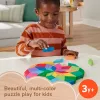 Fisher-Price Mandala-Puzzle aus Holz, geometrisch, für Kleinkinder und Kinder, 40 Holzteile