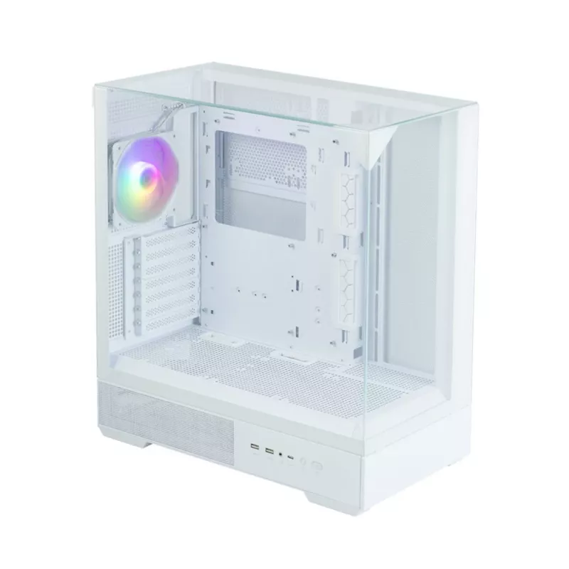 PC-Gehäuse Zalman P40 Prism Weiß Midi Tower