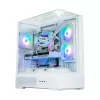 PC-Gehäuse Zalman P40 Prism Weiß Midi Tower